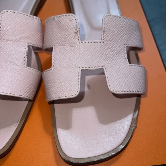 Hermès Oran sandal rose pale - Picture 3 of 6